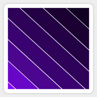 Purple strips Sticker